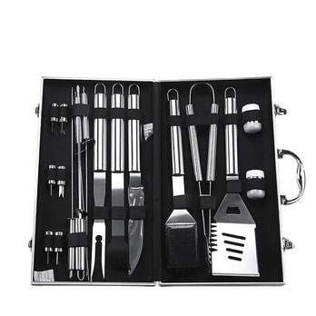BBQ-GRILL komplektas 19vnt. įrankiu