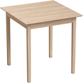Valgomojo stalas kvadratinis, baltas, 75 x 75 x 76 cm