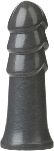 Doc Johnson American Bombshell B-10 Warhead Large Plug, 25 cm, Sidabrinis Finish