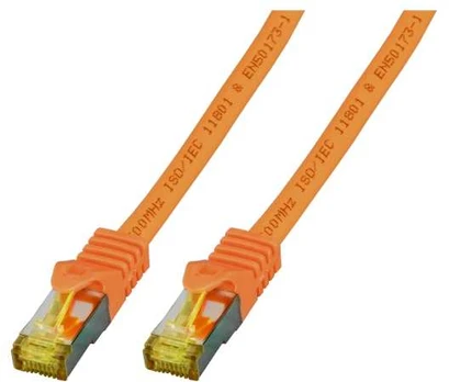 EFB RJ45 Patchkabel Cat.6A S/FTP LSZH Cat.7 Rohkabel oranžinis