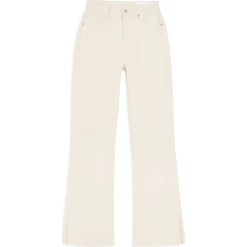 Tiesūs džinsai moterims, Balta, Ryder flared jeans solid