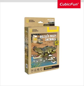 CUBICFUN NG 3D dėlionė „Krokodilas“