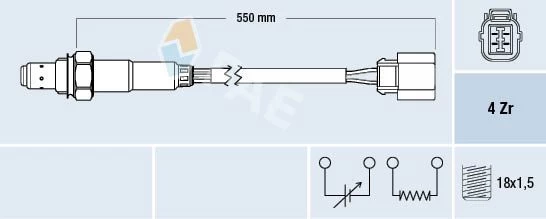Lambda jutiklis FAE 77473