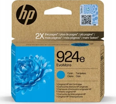 Rašalas HP 924e EvoMore, mėlyna sp.