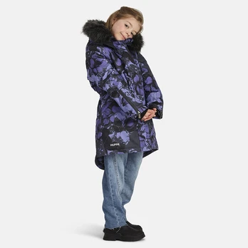 Huppa Merginų parka VIVIAN, violet pattern