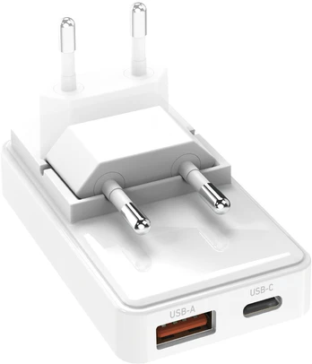 SBS wall charger Flexi USB/USB-C 20W