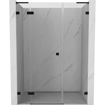 Dušo durys Mexen Lunar L Left, 145 cm x 200 cm, juoda