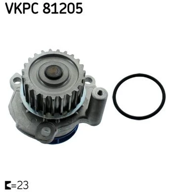 Aušinimo skysčio siurblys SKF VKPC 81205