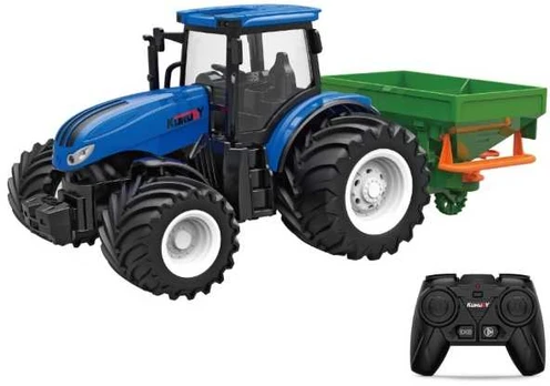 MCU Fjernstyret Traktor m/spreder 1:24 Alloy 2.4G