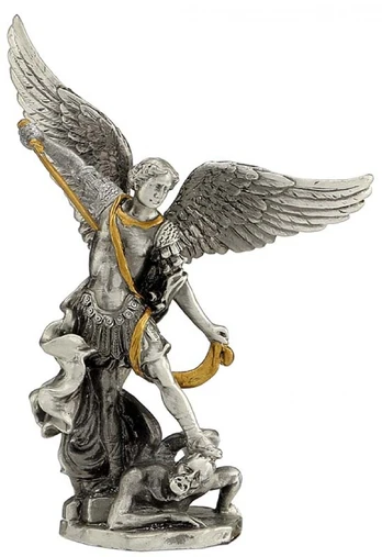 Statulėlė ŠVENTASIS MYKOLAS ARKANGELAS. Aukštis 10cm.