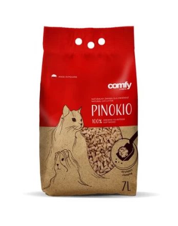 Comfy Pinokio sušokantis medžio pjuvenų kraikas 7 l