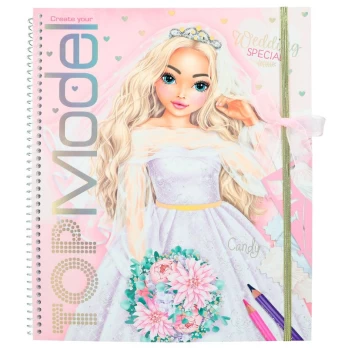 Usorteret Create your - Wedding Special TOPModel Colouring Book - ( 0412393 )