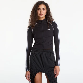 adidas Essentials 3 Stripes Seamless Tracktop Black - Dydis S (KX8420 Striukės)