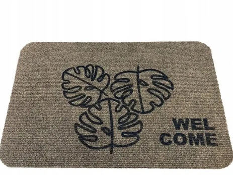 Lauko kilimėlis 40x60, neslystantis, "welcome Monstera"