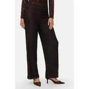 Vero Moda Medžiaginės kelnės Neline 10335568 Ruda Regular Fit