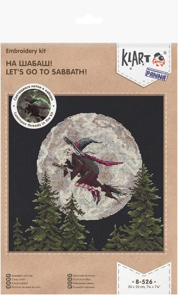 Cross stitch kit KLART "To the Sabbath!" KL8-526