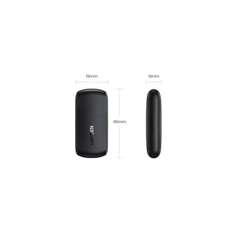 Adapteris Ugreen external USB network card - WiFi 11ac AC650 Juodas (CM448)