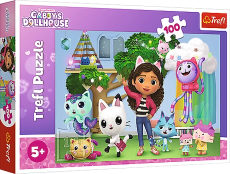 GABBY´S DOLLHOUSE TREFL dėlionė 100 det.