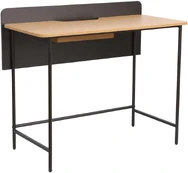 Rašomasis stalas HARPER 100x49,5xA85 cm, uosio/juodos spalvos kaina