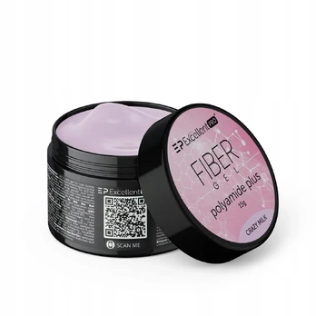 EXCELLENT PRO_Fiber Gel Polyamide Plus statybinis gelis Crazy Milk 15g