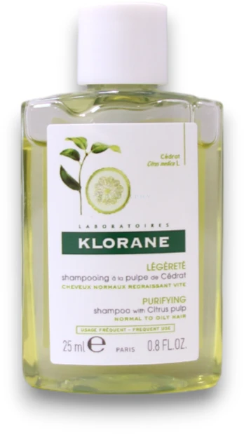 Klorane, Purifying, Hair Šampūnas, For Cleansing, 25 ml