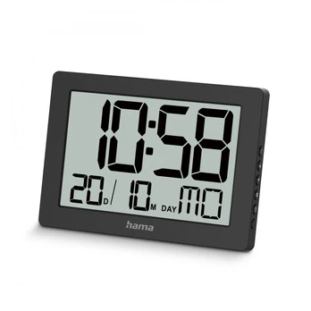 Digital wall clock ko tao black