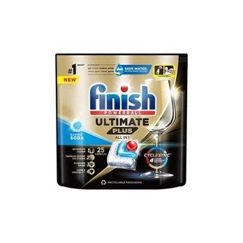 Indaplovių kapsulės FINISH B.Soda Allin1 Ultimate Plus 25vnt