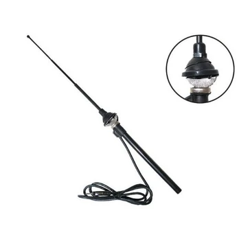 Automobilio antena teleskopinė 1m su laidu 1.3m