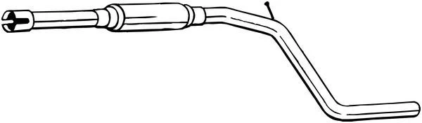 Vidurinis duslintuvas BOSAL 281-949