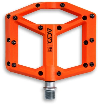 Pedalas Cube Acid Flat C1-IB, plastikas, oranžinė, 2 vnt.