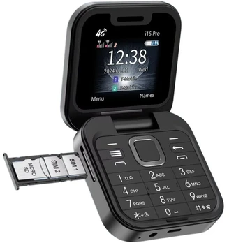 Telefonas Mini telefonas Dual SIM 2G 32MB+32MB Flip sulankstomas