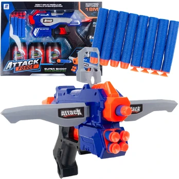 Žaislinis šautuvas su kulkomis Attack Force TG71059, 25 cm