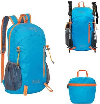 Blue NC1724 EDGE BACKPACK Mėlynas 22L NILS CAMP