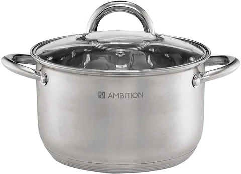 Puodas plieno su dangteliu Solar 24 cm 6,1 l AMBITION