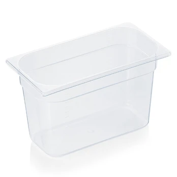 GN indas 1/3 (PP, skaidrus, 32,5 x 17,6 + h20 cm., 7,1 l.)