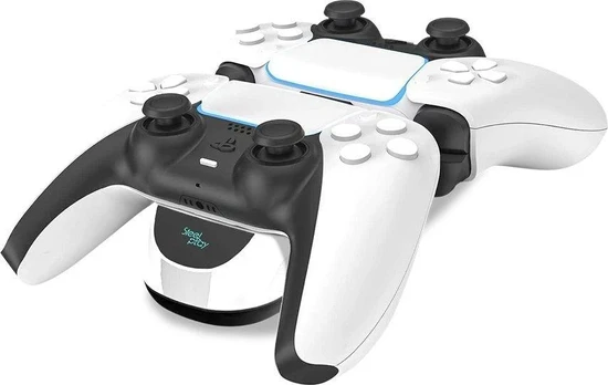 „Pixminds LEXIP X STEELPLAY“ dvigubo įkrovimo stotelė PS5