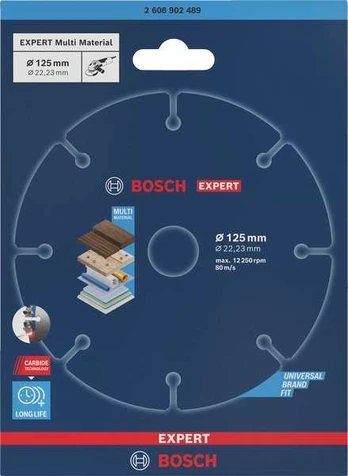 Bosch Pjovimo diskas 125 x 1 x 22,23 mm