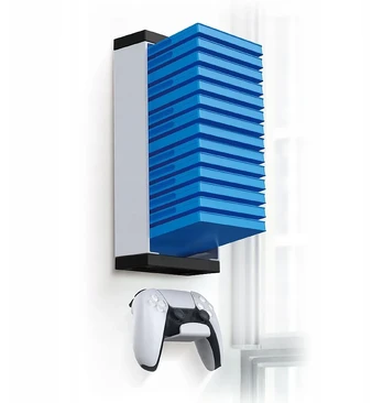 Sieninis laikiklis 14 žaidimų + 2 XBOX One S X valdikliams