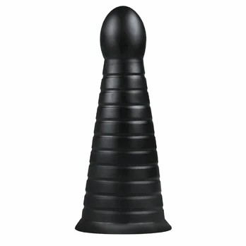 Buttr Devil Dog analinis kaištis, silikoninis, juodas, XXL