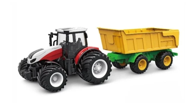 Amewi RC Traktor mit Kipphänger LiIon 500mAh baltas/6+