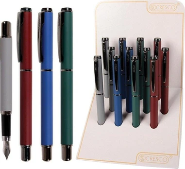 Cresco Fountain Pen Winner Titanium (12 vnt.)