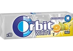 Kramtomoji guma ORBIT WHITE FRUIT, 14 g