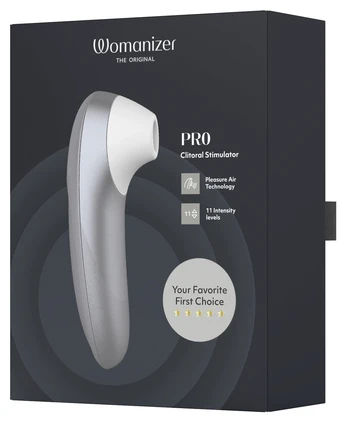 Womanizer Pro Silver Vibratorius