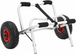 Baidarės vežimėlis, aliuminis, sulankstomas, 45kg kaina