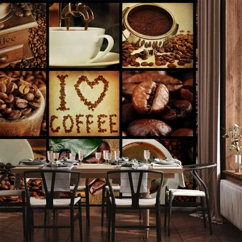 Artgeist Fototapetas - Coffee - Collage
