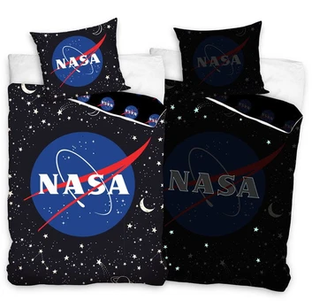 MCU NASA ''Glow in dark'' Sengetøj 140x200 cm - 100 procent bomuld