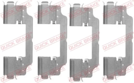 QUICK BRAKE QB109-1716 Brake pad fitting kit
