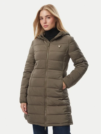 Guess Žieminė striukė V4YL05 WF3X0 Chaki Regular Fit