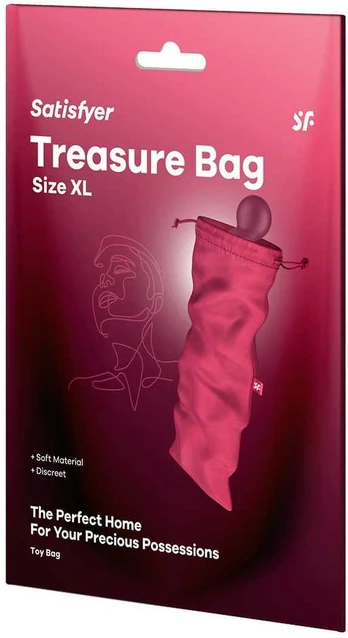 SATISFYER TREASURE BAG XL Rožinis