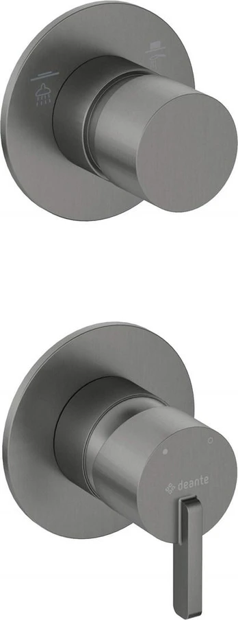 Concealed shower mixer with shower switch